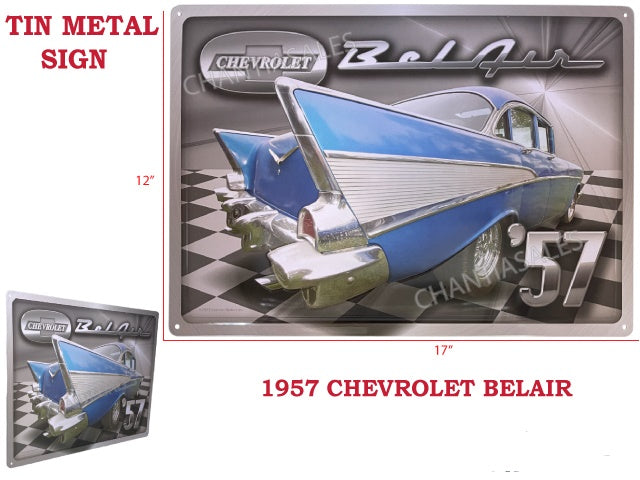 Enseigne Chevrolet-Bel Air 1957