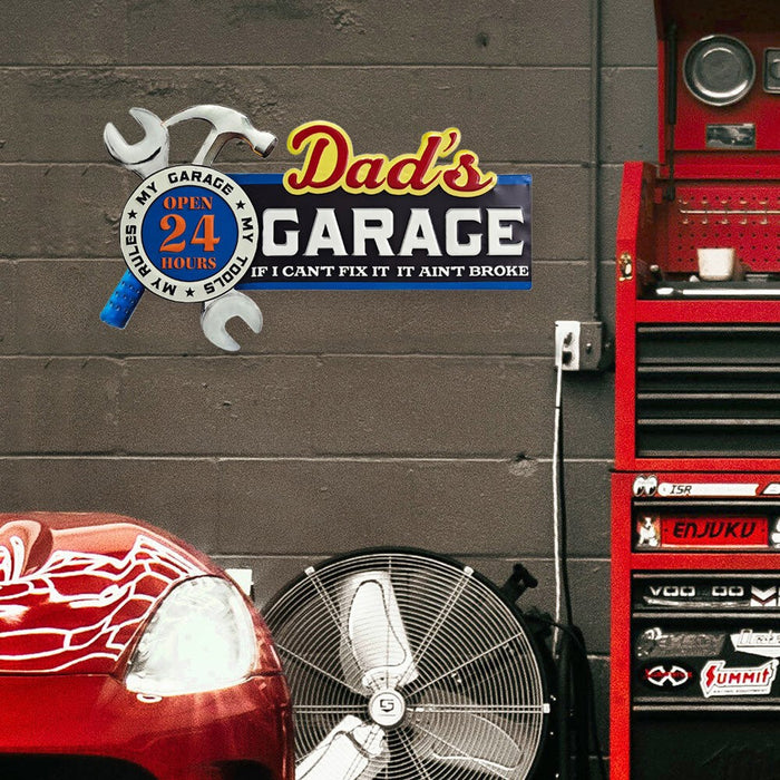 Enseigne Dad's 24hr Garage