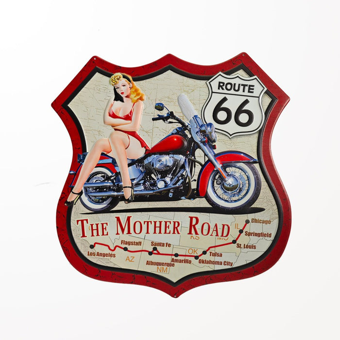 Enseigne Route 66 The Mother Road