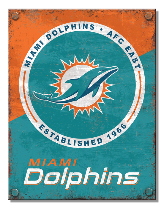 Enseigne NFL Football Dolphins Miami