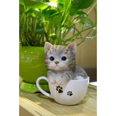 Gray Cat Mug
