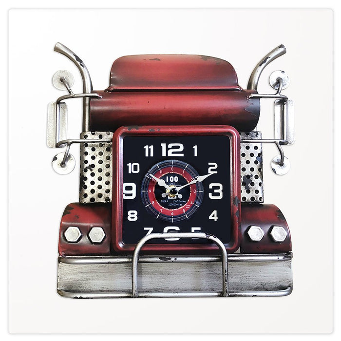Horloge Camion (Rouge - Noir - Bleu)