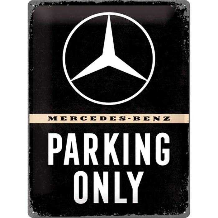 Enseigne Mercedes-Benz Parking Only