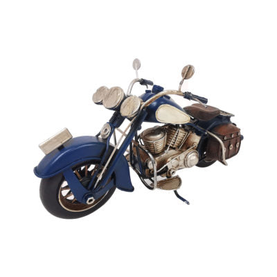 Motocyclette Bleue