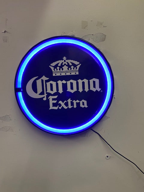 Enseigne Corona illuminée (LED)